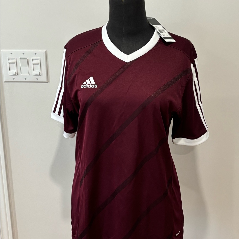 NEW! Adidas Maroon Soccer Jersey